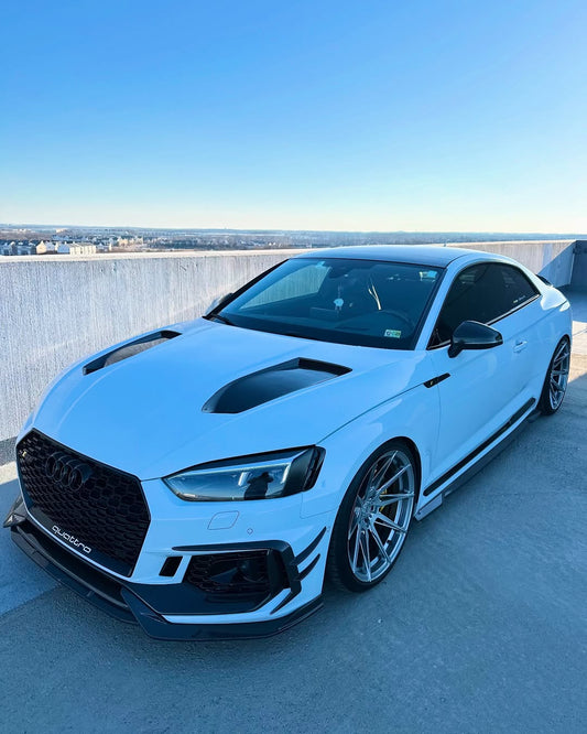 Audi RS5 S5 A5 B9 B9.5 2017-ON with Aftermarket Parts - V1 Hood Bonnet Carbon Fiber / FRP from Future Design