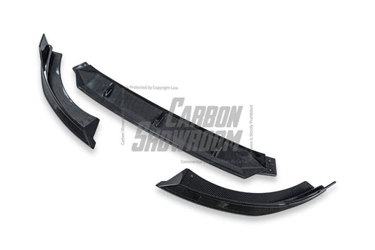 Future Design FD Carbon Fiber FRONT LIP SPLITTER for Volkswagen Golf GTI MK8 - Performance SpeedShop