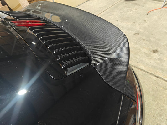 Porsche 911 992.1 Carrera Base/S/T/4/4S/Targa 4/Targa 4S/GTS 2020-2024 & Porsche 911 992.2 Carerra Base/T/S/4S/GTS/4GTS/Targa 4S/4GTS 2025-ON with Future Design Carbon's Aftermarket Parts - V2 Ducktail Spoiler Carbon Fiber