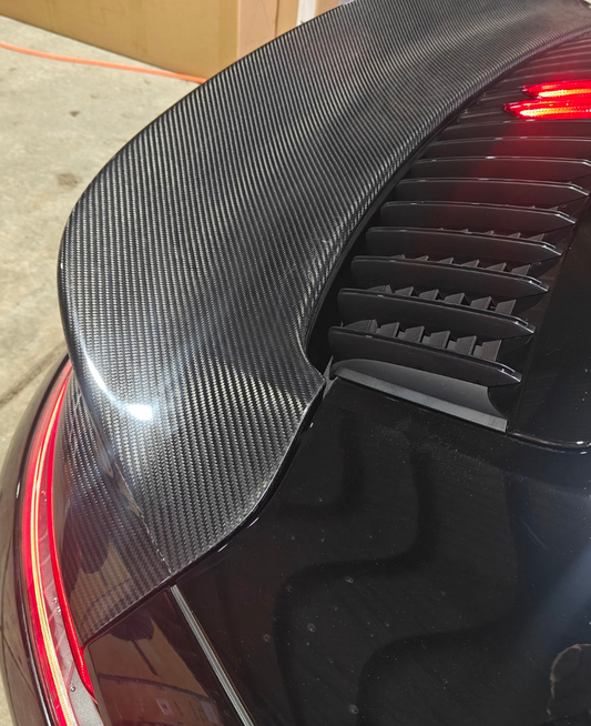 Porsche 911 992.1 Carrera Base/S/T/4/4S/Targa 4/Targa 4S/GTS 2020-2024 & Porsche 911 992.2 Carerra Base/T/S/4S/GTS/4GTS/Targa 4S/4GTS 2025-ON with Future Design Carbon's Aftermarket Parts - V2 Ducktail Spoiler Carbon Fiber