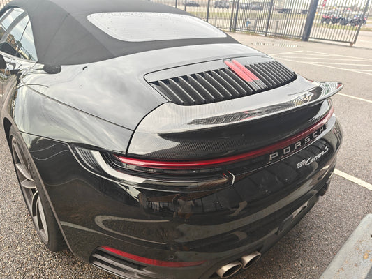 Porsche 911 992.1 Carrera Base/S/T/4/4S/Targa 4/Targa 4S/GTS 2020-2024 & Porsche 911 992.2 Carerra Base/T/S/4S/GTS/4GTS/Targa 4S/4GTS 2025-ON with Future Design Carbon's Aftermarket Parts - V2 Ducktail Spoiler Carbon Fiber