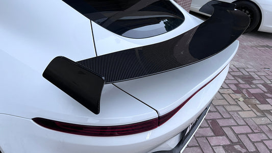 Aston Martin Vantage V8 V12 2019 2020 2021 2022 2023 with Aftermarket Parts - F1 Style Rear Wing Carbon Fiber from G Performance