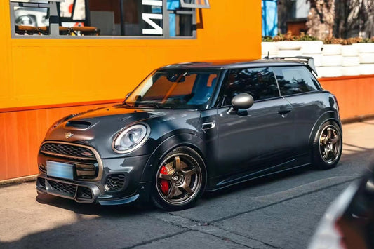 MINI Cooper JCW (John Cooper Works) S Base F56 2014 2015 2016 2017 2018 Pre-LCI & 2019 2020 2021 First LCI & 2022-ON Second LCI with Aftermarket Parts - AG Style Front Fenders Carbon Fiber from G Performance