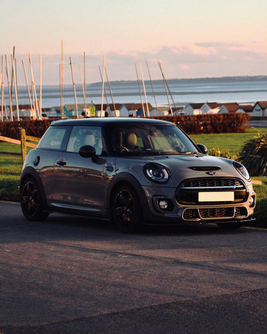 MINI Cooper JCW (John Cooper Works) S Base F56 2014 2015 2016 2017 2018 Pre-LCI & 2019 2020 2021 First LCI & 2022-ON Second LCI with Aftermarket Parts - AG Style Widebody Wheel Arches Carbon Fiber from G Performance