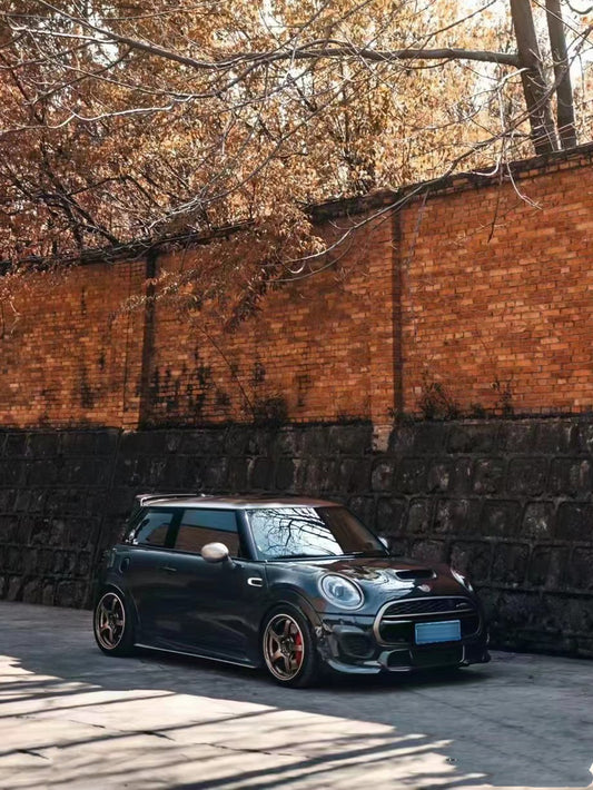 MINI Cooper JCW (John Cooper Works) S Base F56 2014 2015 2016 2017 2018 Pre-LCI & 2019 2020 2021 First LCI & 2022-ON Second LCI with Aftermarket Parts - AG Style Widebody Wheel Arches Carbon Fiber from G Performance