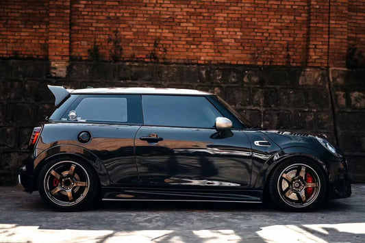 MINI Cooper JCW (John Cooper Works) S Base F56 2014 2015 2016 2017 2018 Pre-LCI & 2019 2020 2021 First LCI & 2022-ON Second LCI with Aftermarket Parts - AG Style Widebody Wheel Arches Carbon Fiber from G Performance
