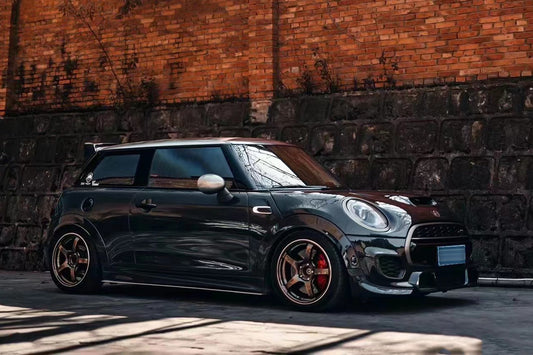 MINI Cooper JCW (John Cooper Works) S Base F56 2014 2015 2016 2017 2018 Pre-LCI & 2019 2020 2021 First LCI & 2022-ON Second LCI with Aftermarket Parts - AG Style Widebody Wheel Arches Carbon Fiber from G Performance