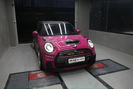 MINI Cooper JCW (John Cooper Works) S Base F56 & 2014 2015 2016 2017 2018 Pre-LCI & 2019 2020 2021 First LCI & 2022-ON Second LCI with Aftermarket Parts - AG Style Hood Carbon Fiber / FRP from G Performance