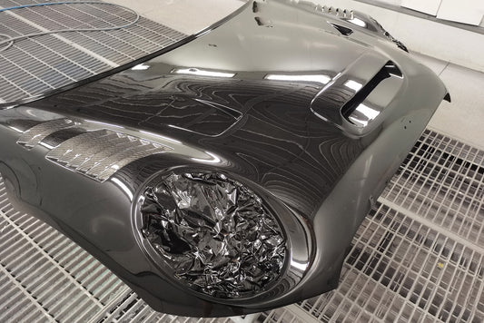 MINI Cooper JCW (John Cooper Works) S Base F56 & 2014 2015 2016 2017 2018 Pre-LCI & 2019 2020 2021 First LCI & 2022-ON Second LCI with Aftermarket Parts - AG Style Hood Carbon Fiber / FRP from G Performance