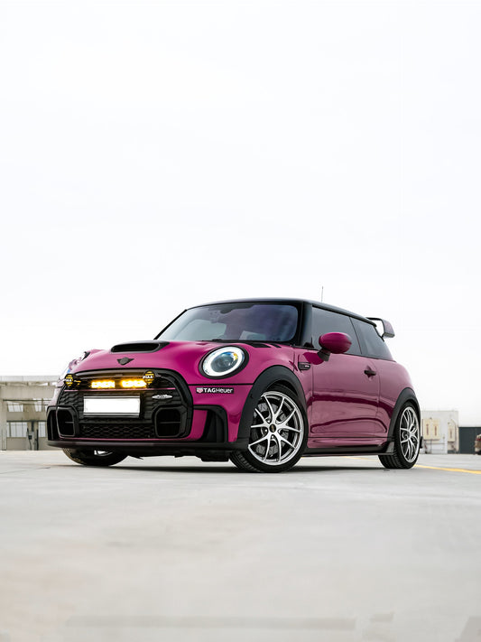 MINI Cooper JCW (John Cooper Works) S Base F56 & 2014 2015 2016 2017 2018 Pre-LCI & 2019 2020 2021 First LCI & 2022-ON Second LCI with Aftermarket Parts - AG Style Hood Carbon Fiber / FRP from G Performance