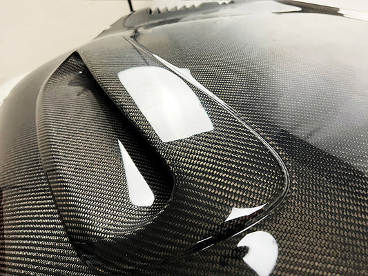 MINI Cooper JCW (John Cooper Works) S Base F56 & 2014 2015 2016 2017 2018 Pre-LCI & 2019 2020 2021 First LCI & 2022-ON Second LCI with Aftermarket Parts - AG Style Hood Carbon Fiber / FRP from G Performance