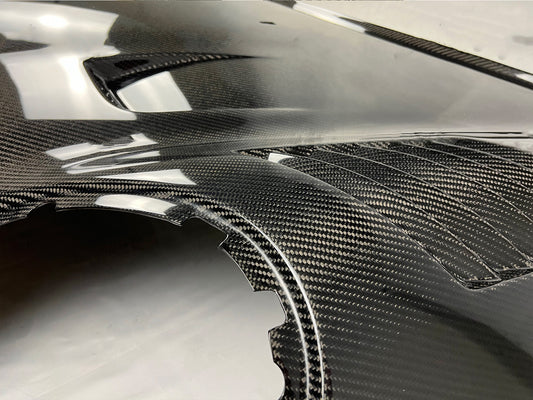 MINI Cooper JCW (John Cooper Works) S Base F56 & 2014 2015 2016 2017 2018 Pre-LCI & 2019 2020 2021 First LCI & 2022-ON Second LCI with Aftermarket Parts - AG Style Hood Carbon Fiber / FRP from G Performance