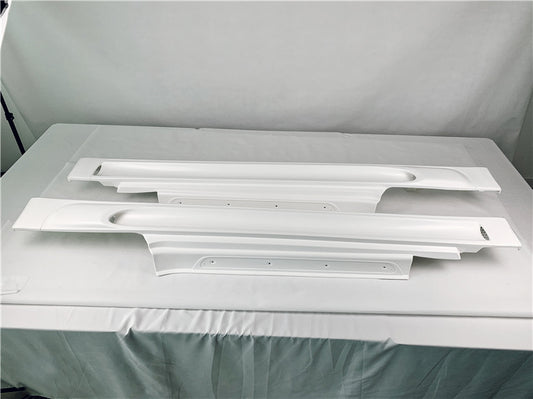 MINI Cooper JCW (John Cooper Works) S Base F56 2014 2015 2016 2017 2018 Pre-LCI & 2019 2020 2021 First LCI & 2022-ON Second LCI with Aftermarket Parts - Garbino Style Side Skirts FRP from G Performance