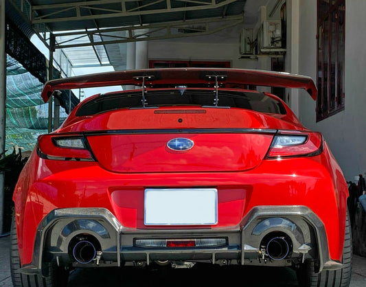 Subaru BRZ ZD8 2022 2023 2024 & Toyota GR86 ZN8 2022 2023 2024 with Aftermarket Parts - VRSA1 Style Rear Spoiler Pre-preg Carbon Fiber from EPR USA