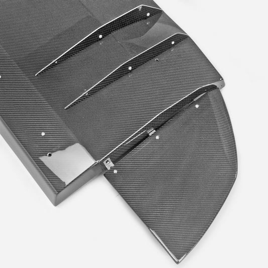Subaru BRZ ZD8 2022 2023 2024 & Toyota GR86 ZN8 2022 2023 2024 with Aftermarket Parts - VRSA1 Style Rear Diffuser Pre-preg Carbon Fiber from EPR USA