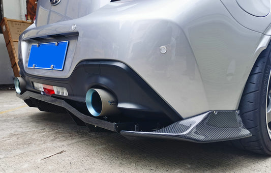 Subaru BRZ ZD8 2022 2023 2024 & Toyota GR86 ZN8 2022 2023 2024 with Aftermarket Parts - VRSA1 Style Rear Diffuser Pre-preg Carbon Fiber from EPR USA