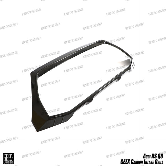 Audi RSQ8 2021-ON with Aftermarket Parts - Front Kidney Grill Carbon Fiber from Geex Village