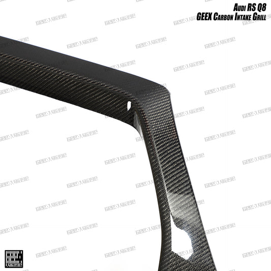 Audi RSQ8 2021-ON with Aftermarket Parts - Front Kidney Grill Carbon Fiber from Geex Village