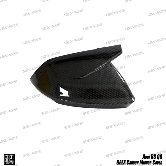 Audi RSQ8 SQ8 Q8 2020-ON with Aftermarket Parts - Mirror Covers Pre-preg Carbon Fiber from Geex Village
