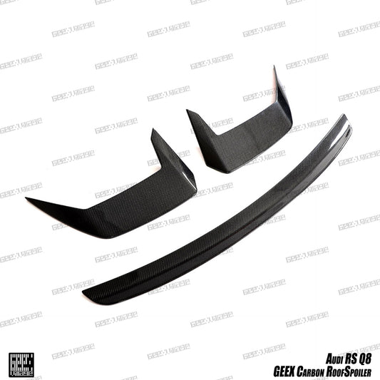 Audi RSQ8 2021-ON with Aftermarket Parts - Rear Roof Spoiler Carbon Fiber from Geex Village