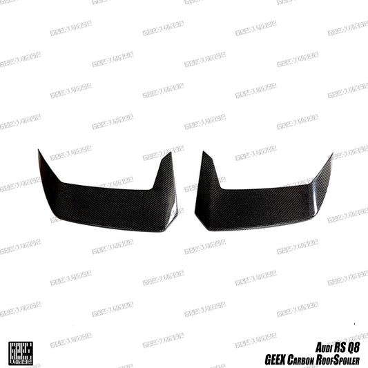 Audi RSQ8 2021-ON with Aftermarket Parts - Rear Roof Spoiler Carbon Fiber from Geex Village
