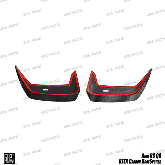 Audi RSQ8 2021-ON with Aftermarket Parts - Rear Roof Spoiler Carbon Fiber from Geex Village