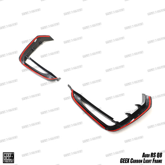 Audi RSQ8 2021-ON with Aftermarket Parts - Upper Valences Carbon Fiber from Geex Village