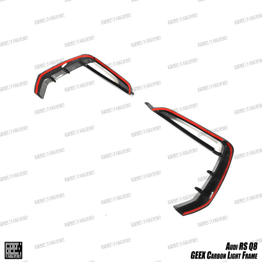 Audi RSQ8 2021-ON with Aftermarket Parts - Upper Valences Carbon Fiber from Geex Village