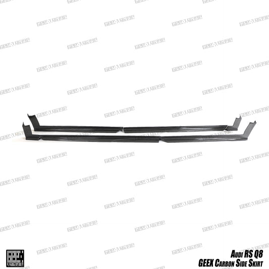 Audi RSQ8 SQ8 Q8 2020-ON with Aftermarket Parts - Side Skirts Carbon Fiber from Geex Village