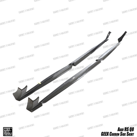 Audi RSQ8 SQ8 Q8 2020-ON with Aftermarket Parts - Side Skirts Carbon Fiber from Geex Village