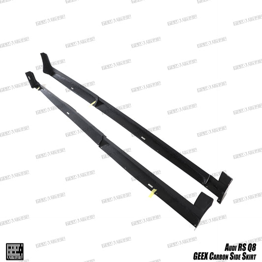 Audi RSQ8 SQ8 Q8 2020-ON with Aftermarket Parts - Side Skirts Carbon Fiber from Geex Village