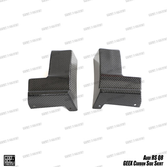 Audi RSQ8 SQ8 Q8 2020-ON with Aftermarket Parts - Side Skirts Carbon Fiber from Geex Village