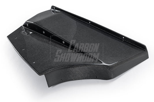 BMW 3 Series M Sport 340i 335i F30 2012 2013 2014 2015 2016 2017 2018 2019 with Aftermarket Parts - Rear Diffuser & Rear Diffuser Undertray Carbon Fiber from Geex Village