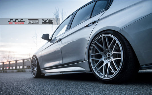 BMW 3 Series M Sport 340i 335i F30 F31 2012 2013 2014 2015 2016 2017 2018 2019 with Aftermarket Parts - Side Skirts Carbon Fiber from Geex Village
