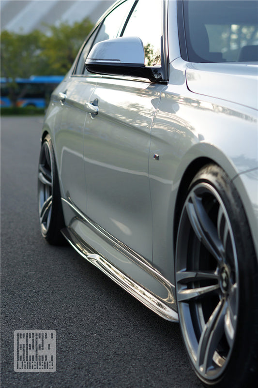 BMW 3 Series M Sport 340i 335i F30 F31 2012 2013 2014 2015 2016 2017 2018 2019 with Aftermarket Parts - Side Skirts Carbon Fiber from Geex Village