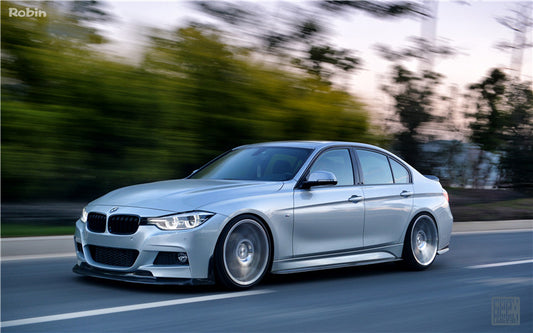 BMW 3 Series M Sport 340i 335i F30 F31 2012 2013 2014 2015 2016 2017 2018 2019 with Aftermarket Parts - Side Skirts Carbon Fiber from Geex Village