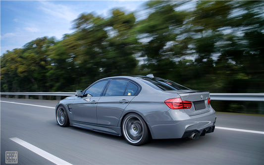 BMW 3 Series M Sport 340i 335i F30 F31 2012 2013 2014 2015 2016 2017 2018 2019 with Aftermarket Parts - Side Skirts Carbon Fiber from Geex Village