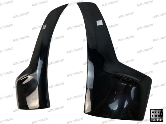 BMW 3 Series M Sport 340i 335i F30 2012 2013 2014 2015 2016 2017 2018 2019 with Aftermarket Parts - V2 Front Bumper Air Diverter Canards & Front Lip Carbon Fiber/FRP from Geex Village