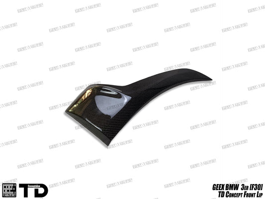 BMW 3 Series M Sport 340i 335i F30 2012 2013 2014 2015 2016 2017 2018 2019 with Aftermarket Parts - V2 Front Bumper Air Diverter Canards & Front Lip Carbon Fiber/FRP from Geex Village