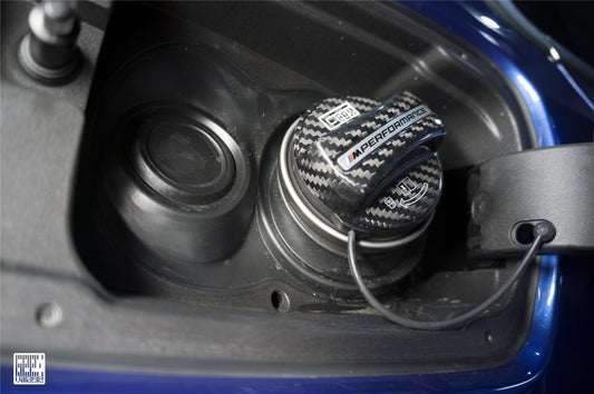 BMW 4 Series Gran Coupe M440i 430i G26 2022-ON with Aftermarket Parts - MP M Performance Style Fuel Filler Cap Carbon Fiber from Geex Village