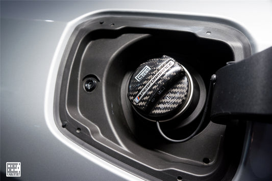 BMW 4 Series Gran Coupe M440i 430i G26 2022-ON with Aftermarket Parts - MP M Performance Style Fuel Filler Cap Carbon Fiber from Geex Village