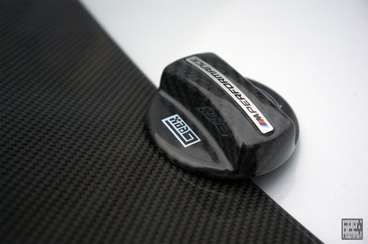 BMW 5 Series G60 G61 2024-ON & M5 G90 2024-ON with Aftermarket Parts - MP M Performance Style Fuel Filler Cap Carbon Fiber from Geex Village