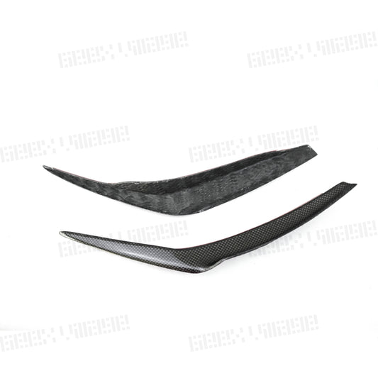 BMW 5 Series M550 540 530 (with M-package bumper, does not fit base model) G30 Pre-LCI 2017 2018 2019 2020 with Aftermarket Parts - Front Canards Carbon Fiber from Geex Village