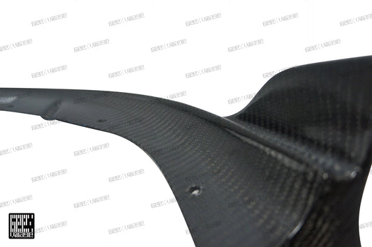 BMW 5 Series M550 540 530 (with M-package bumper, does not fit base model) G30 Pre-LCI 2017 2018 2019 2020 with Aftermarket Parts - Front Lip Carbon Fiber from Geex Village