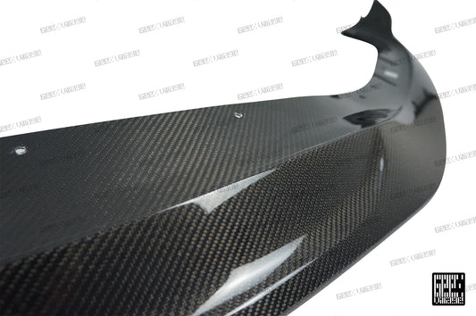BMW 5 Series M550 540 530 (with M-package bumper, does not fit base model) G30 Pre-LCI 2017 2018 2019 2020 with Aftermarket Parts - Front Lip Carbon Fiber from Geex Village