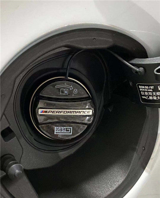 BMW M3 M3C M3CS F80 F81 2014 2015 2016 2017 2018 & M4 M4C M4CS M4CSL F82 F83 2014 2015 2016 2017 2018 2019 2020 with Aftermarket Parts - MP M Performance Style Fuel Filler Cap Carbon Fiber from Geex Village