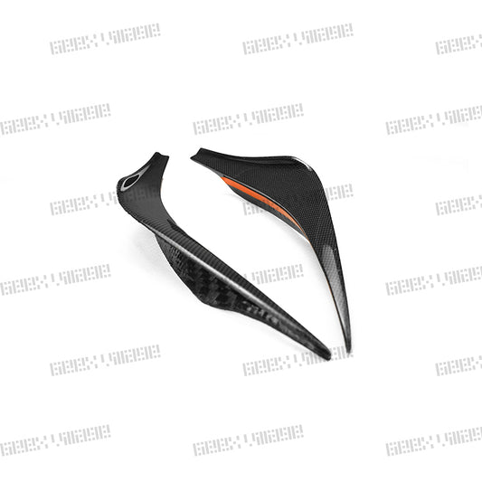 BMW M3CS M3C M3 F81 F80 2014 2015 2016 2017 2018 & M4CS M4C M4 F83 F82 2014 2015 2016 2017 2018 2019 2020 with Aftermarket Parts - Front Canards Carbon Fiber from Geex Village