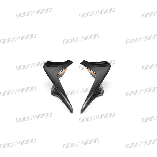 BMW M3CS M3C M3 F81 F80 2014 2015 2016 2017 2018 & M4CS M4C M4 F83 F82 2014 2015 2016 2017 2018 2019 2020 with Aftermarket Parts - Front Canards Carbon Fiber from Geex Village