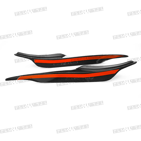BMW M3CS M3C M3 F81 F80 2014 2015 2016 2017 2018 & M4CS M4C M4 F83 F82 2014 2015 2016 2017 2018 2019 2020 with Aftermarket Parts - Front Canards Carbon Fiber from Geex Village