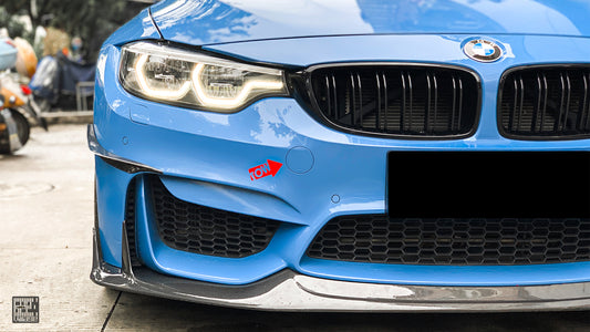 BMW M3CS M3C M3 F81 F80 2014 2015 2016 2017 2018 & M4CS M4C M4 F83 F82 2014 2015 2016 2017 2018 2019 2020 with Aftermarket Parts - Front Lip Carbon Fiber from Geex Village